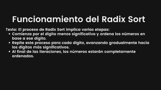 Ordenacion Radix | PDF