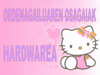 ORDENAGAILUAREN OSAGAIAK HARDWAREA 
