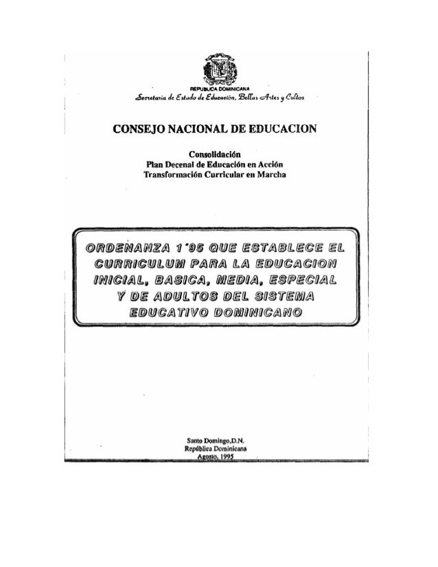 Resultado de imagen para ordenanza 1-95