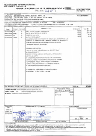 Orden de compra | PDF