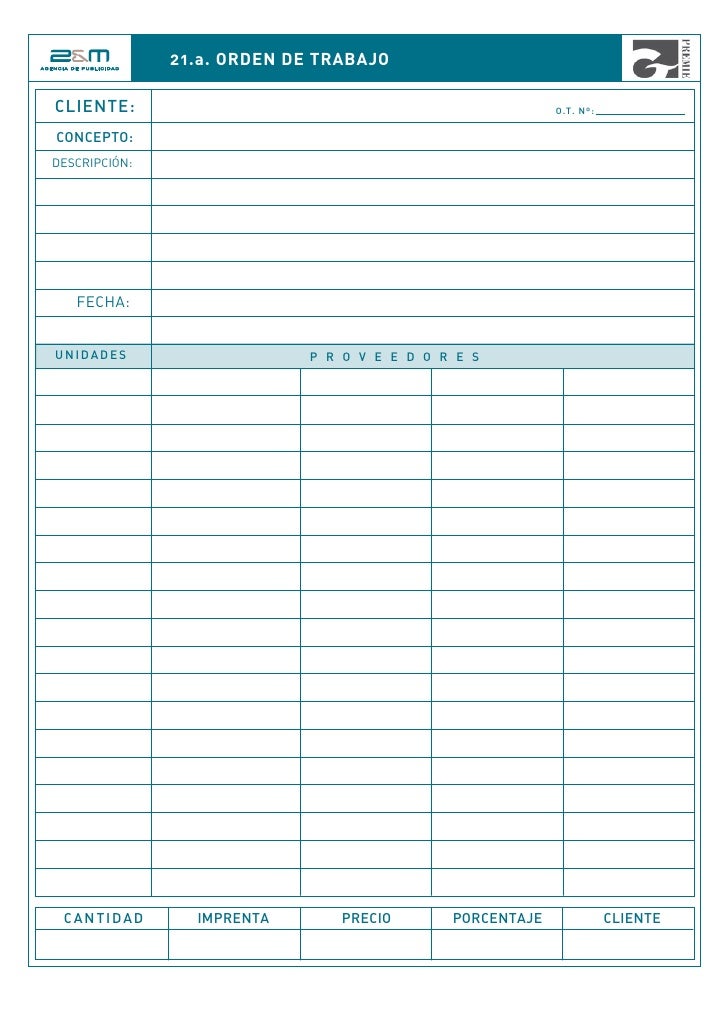 Orden De Trabajo Ejemplos Y Formatos Excel Word Y Pdfs Descarga Images Orden De Trabajo Ejemplos Y Formatos Excel Word Y Pdfs Descarga Images