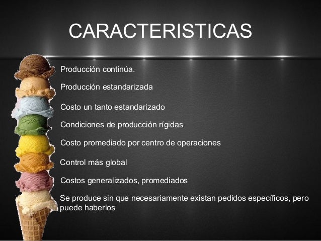 Ordenes de produccion y proceso productivo