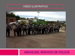 ÁREAS DEL SERVICIO DE POLICÍA
VIDEO ILUSTRATIVO
 