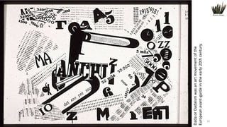 Order

Dada or Dadaism was an art movement of the
European avant-garde in the early 20th century.

WEB DESIGN NABA 2014 Roberto DADDA
18

 