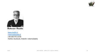 Roberto Dadda
www.dadda.it
roberto@dadda.it
+39 338 775 22 03
Twitter, facebook, linkedin: robertodadda

Order

WEB DESIGN NABA 2014 Roberto DADDA

24

 