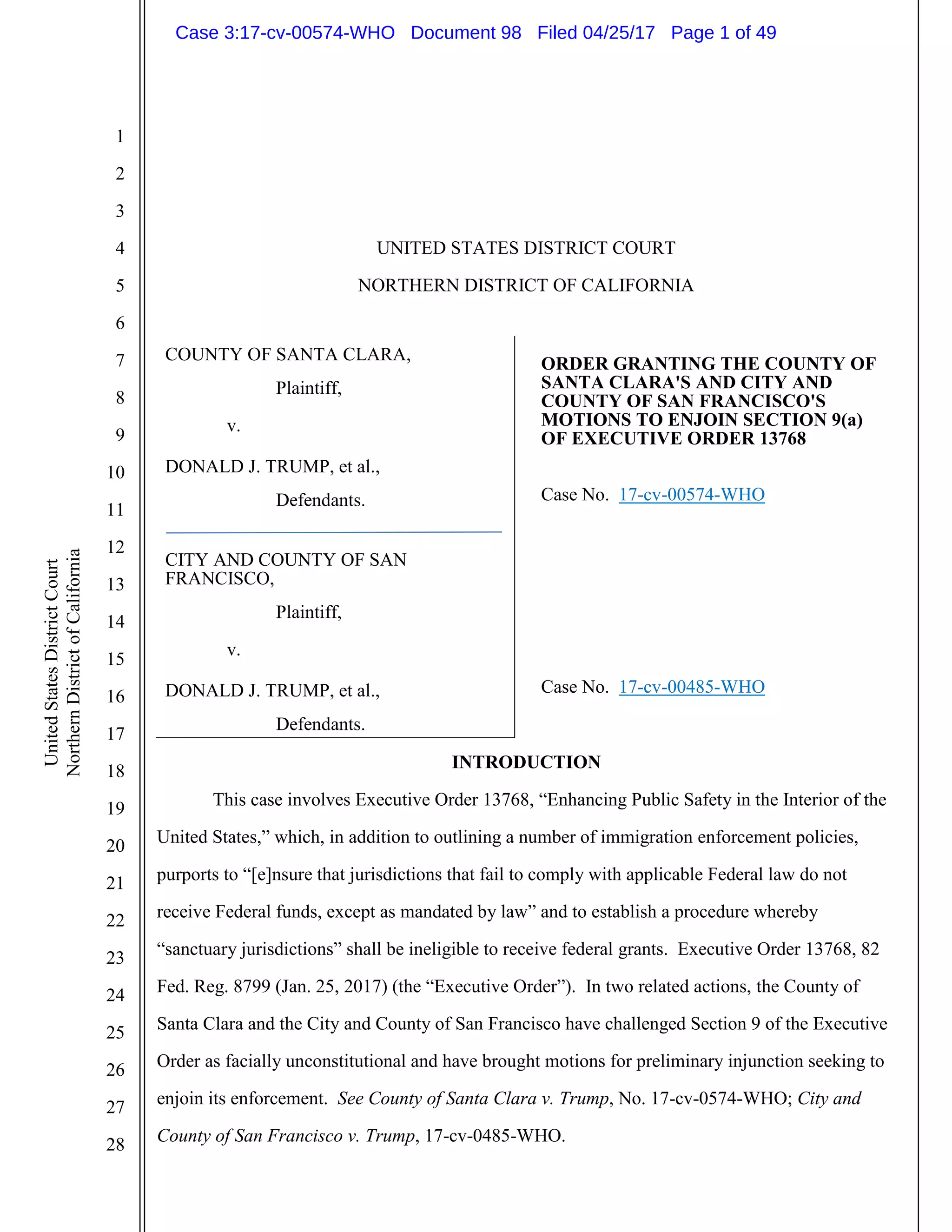 Order grantingmotionstoenjoin9aofexeco (1) PDF
