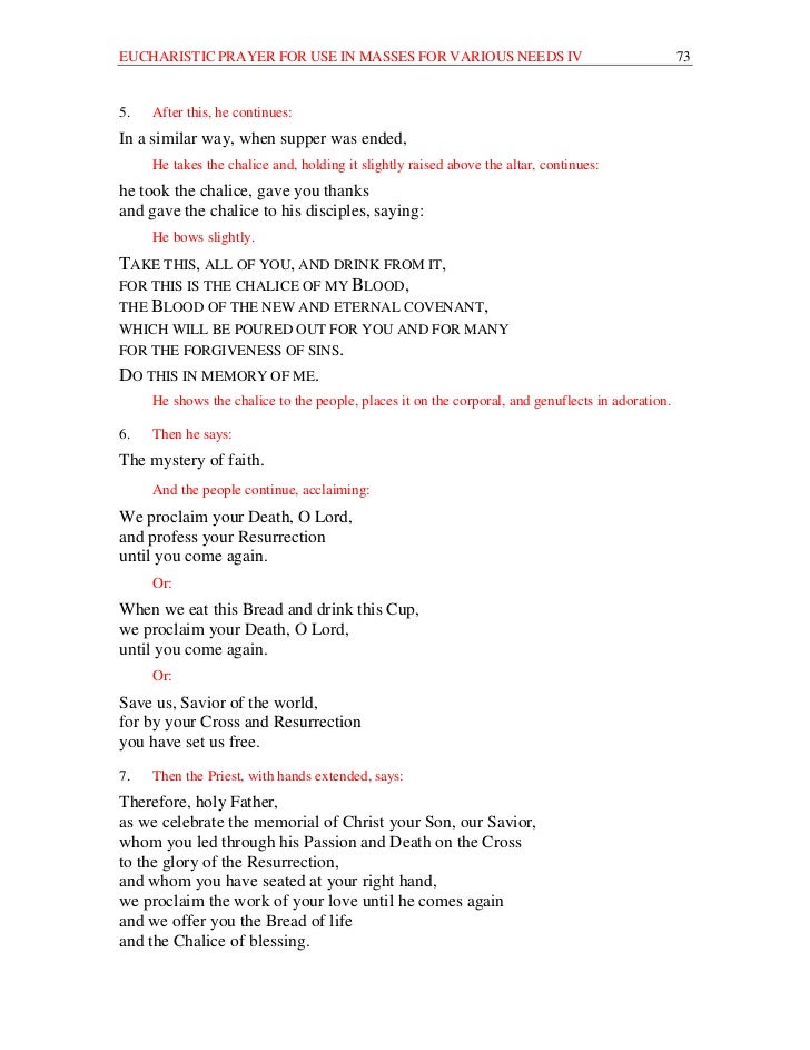 Order Of The Mass Worksheet