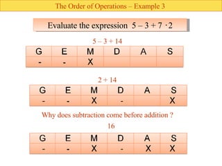 Order Of Operations | PPT