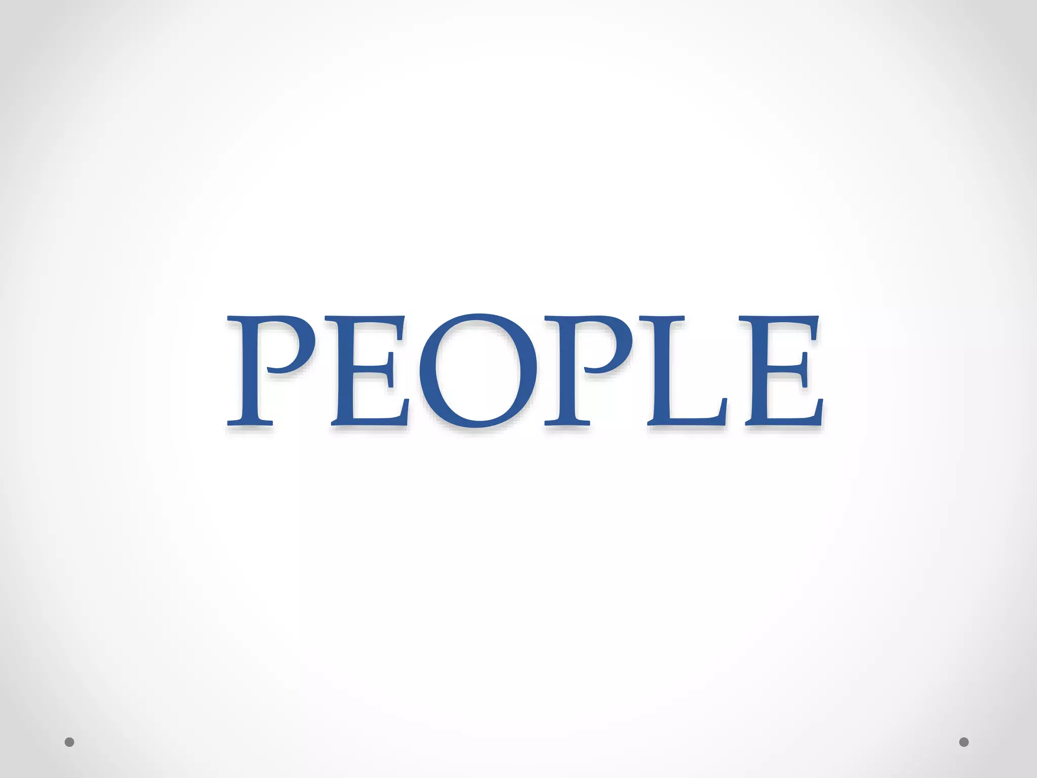 PEOPLE
 