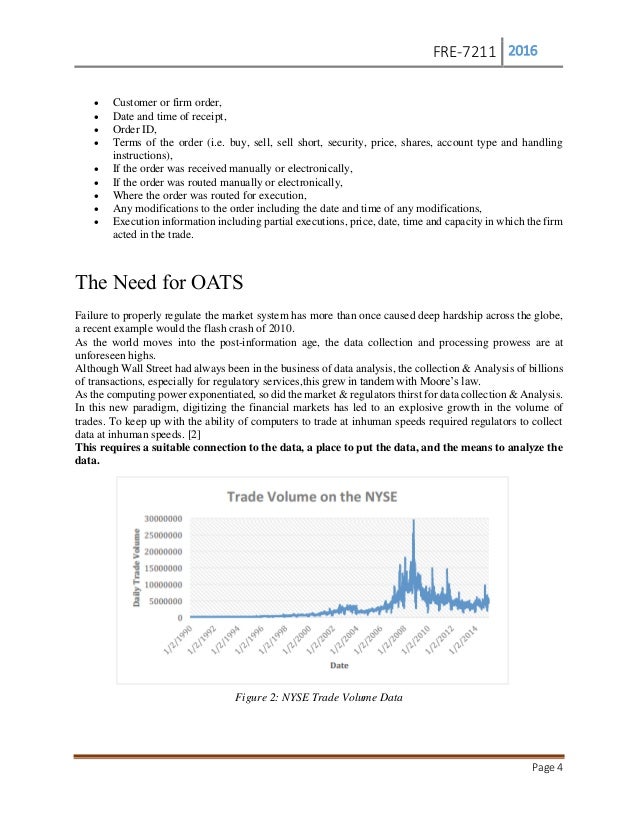 Oats trading system