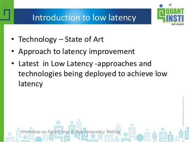 Low latency trading system architecture