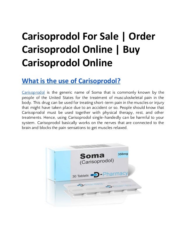 Carisoprodol 350 mg street value