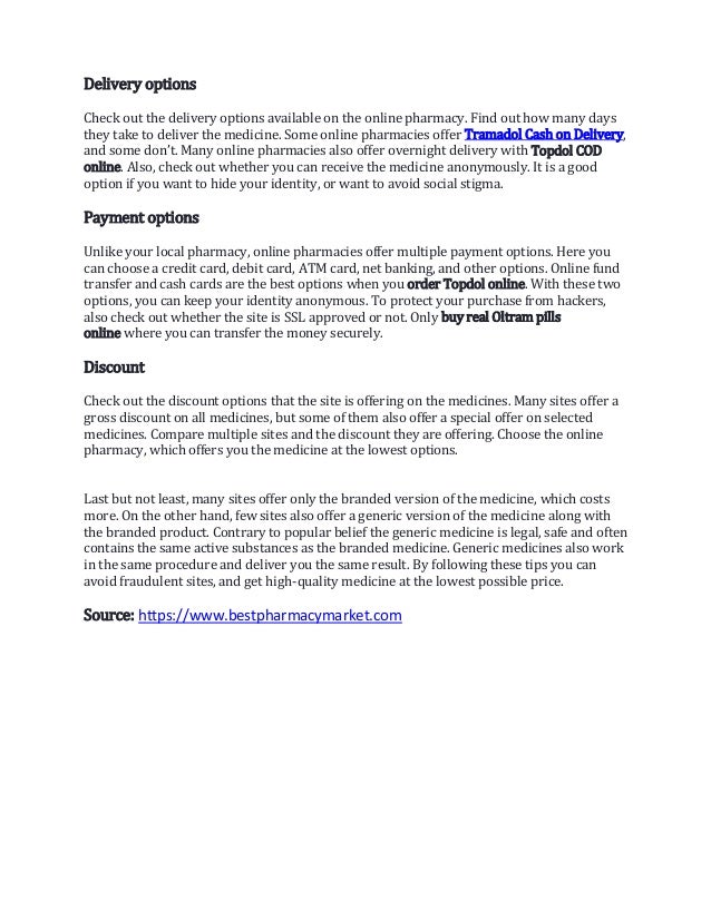 Tramadol generic pharmacy