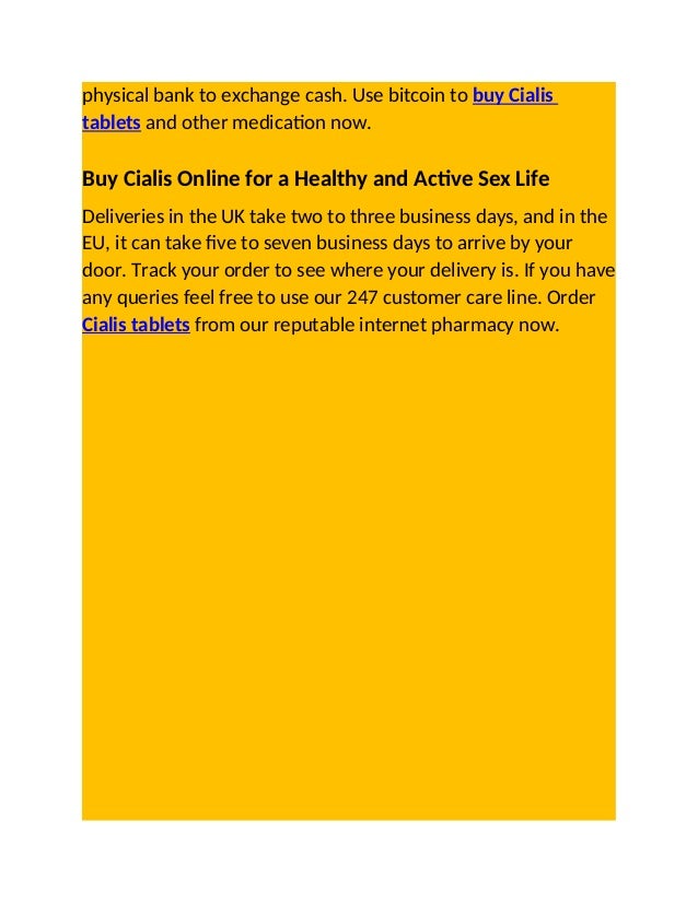 Buy cialis on the internet