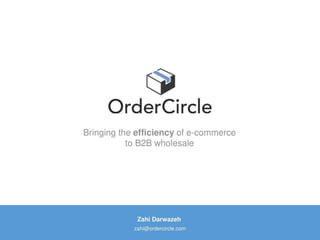 Ordercircle Pitch Deck