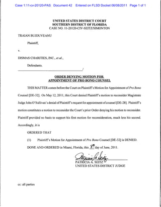 Case 1:11-cv-20120-PAS Document 42   Entered on FLSD Docket 06/08/2011 Page 1 of 1
 