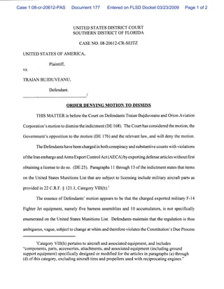 Case 1:08-cr-20612-PAS   Document 177   Entered on FLSD Docket 03/23/2009   Page 1 of 2
 