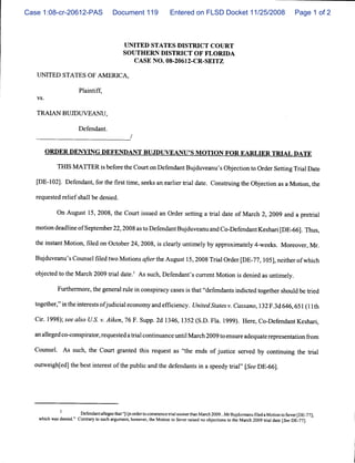Case 1:08-cr-20612-PAS   Document 119   Entered on FLSD Docket 11/25/2008   Page 1 of 2
 