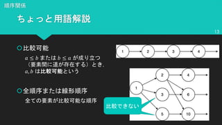 š
! ≤ # # ≤ !
!, #
š
13
 