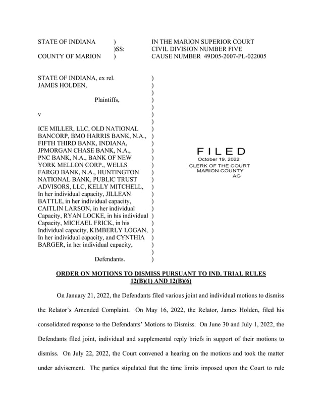 Holden Cases Against State Dismissed PDF