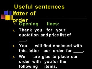 To Order Someone Order Letter to someone ini your contact.pptx