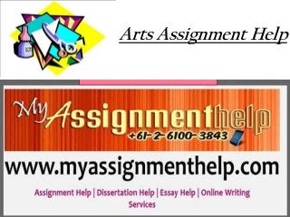 Arts Assignment Help

 
