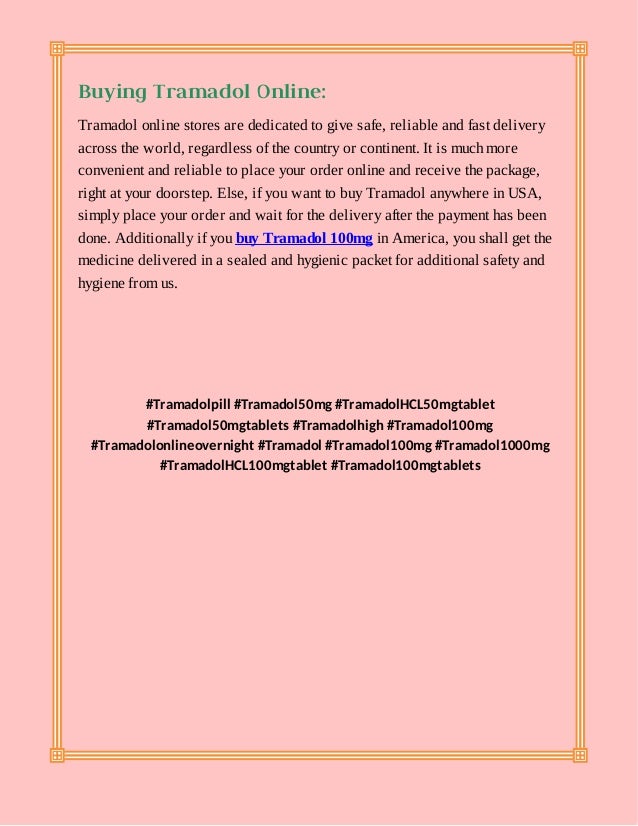 Tramadol Online Fast Delivery