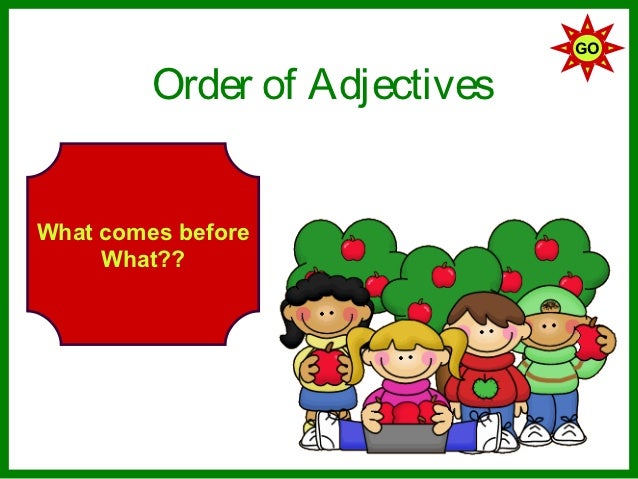 Order Of Adjectives