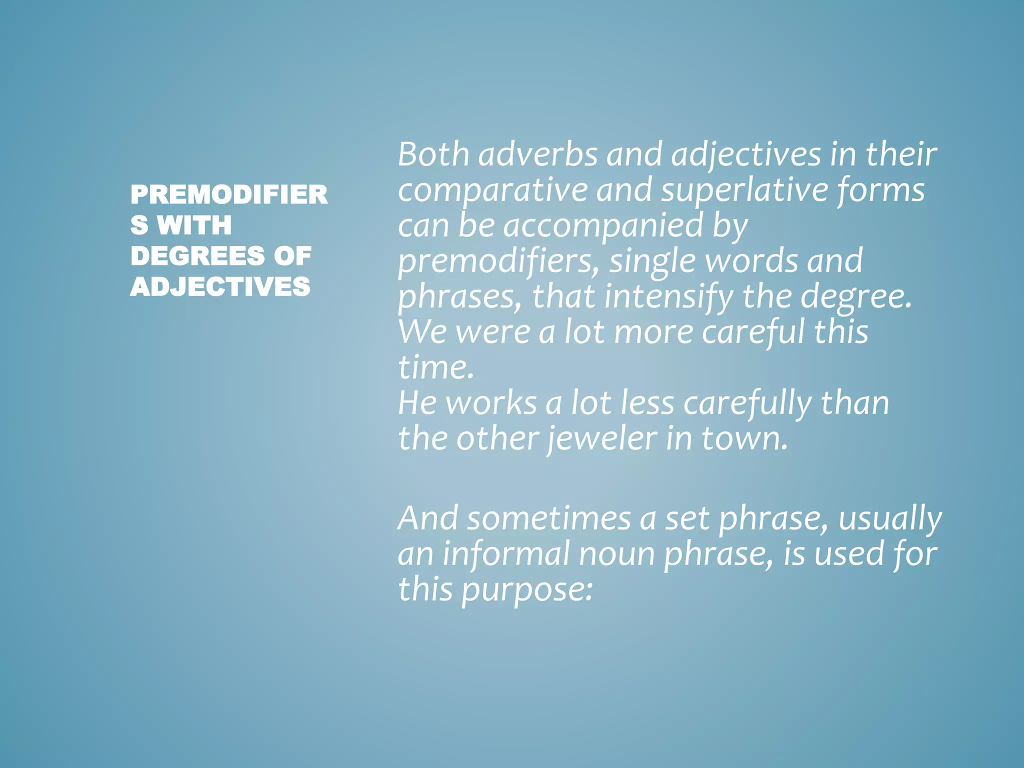 Order of adjectives | PPTX