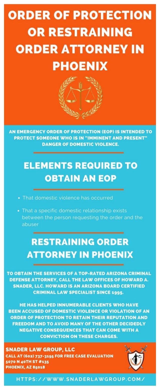 Order Of Protection Arizona Restraining Order Attorney