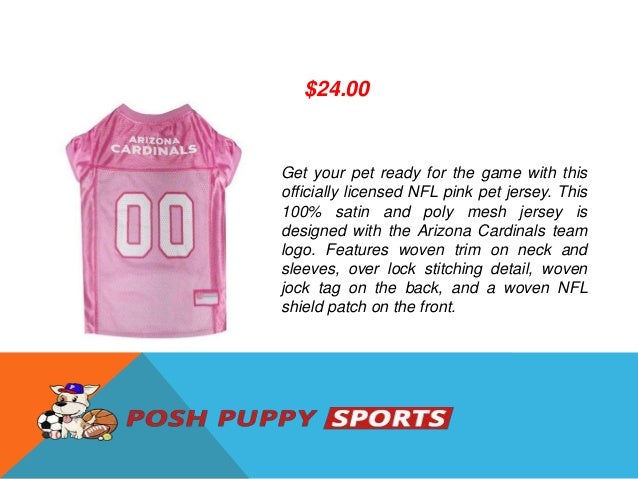 arizona cardinals dog jersey
