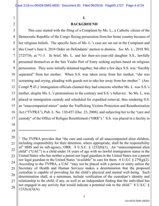 Child reunification - preliminary injunction order | PDF