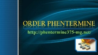 Order Phentermine