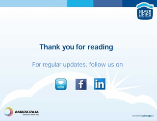 Thank you for reading
For regular updates, follow us on
 