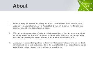 Order Rta Cabinet Parts Online For Remodelling Kitchen