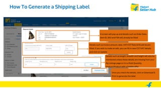 Generating Order Labels Orders management | PDF