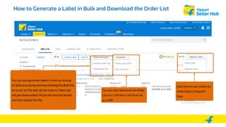 Generating Order Labels Orders management | PDF