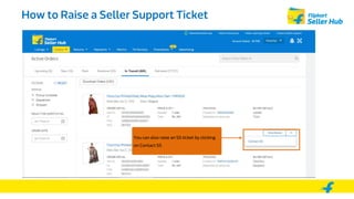 How to Raise a Seller Support Ticket
You can also raise an SS ticket by clicking
on Contact SS
 