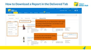 How to Download a Report in the Delivered Tab
You can also raise an SS ticket by clicking
on Contact SS under View Details...