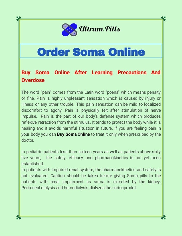 Soma pills online