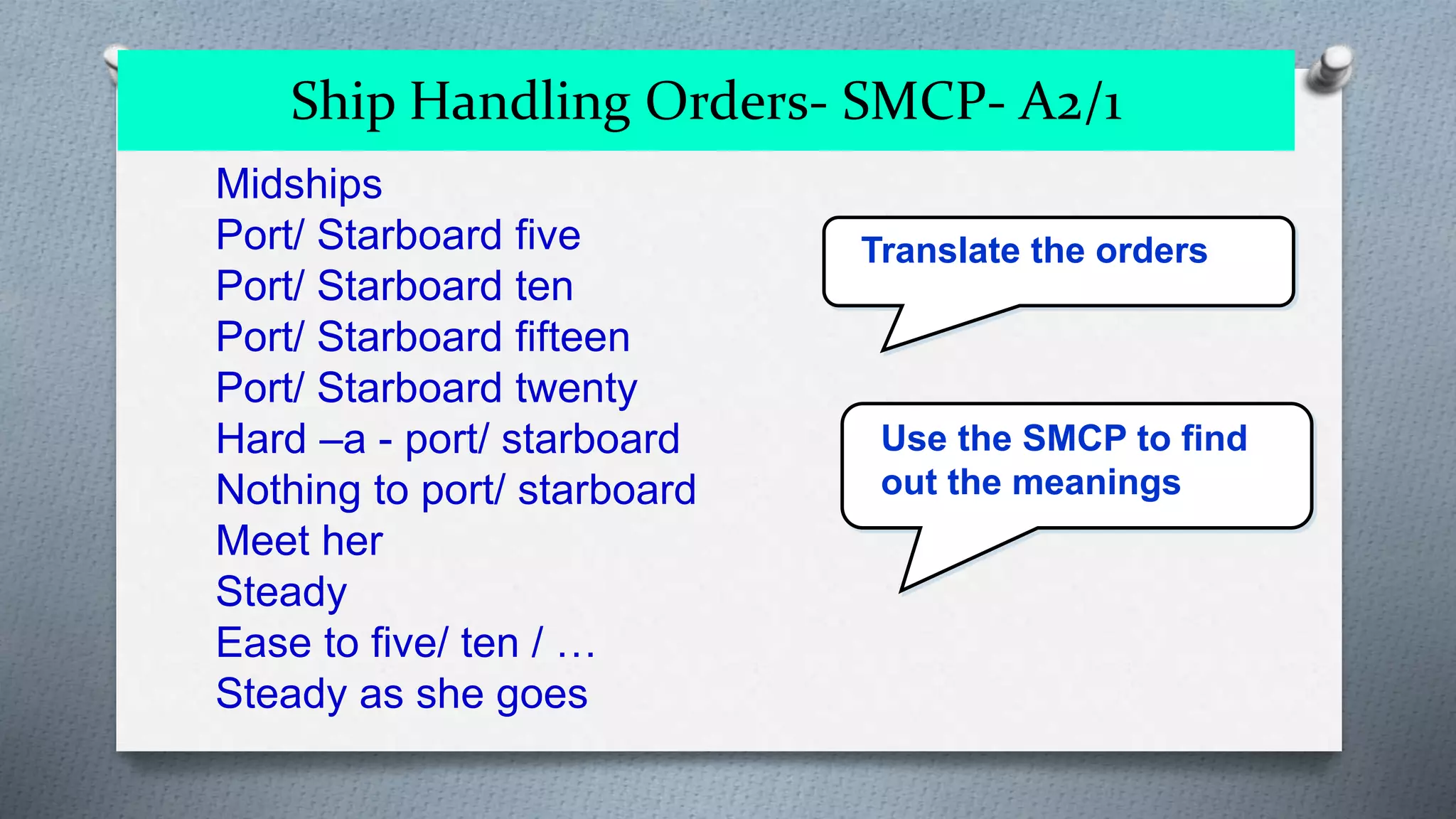 ORDERS ON BOARD -SMCP.pptx
