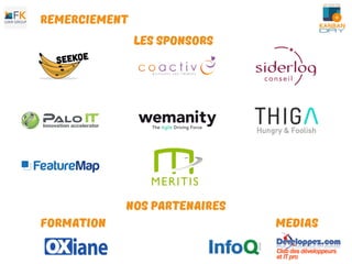 Nos partenaires
MediasFormation
Les sponsors
Remerciement
 