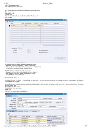 Order to cash flow cycle in order management | PDF