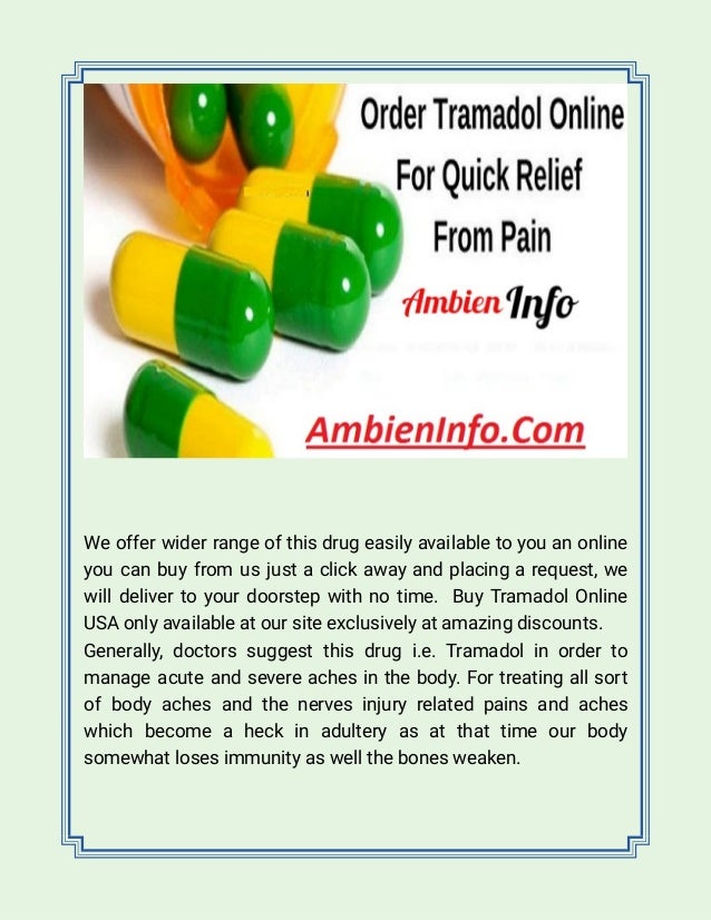 online ordering tramadol