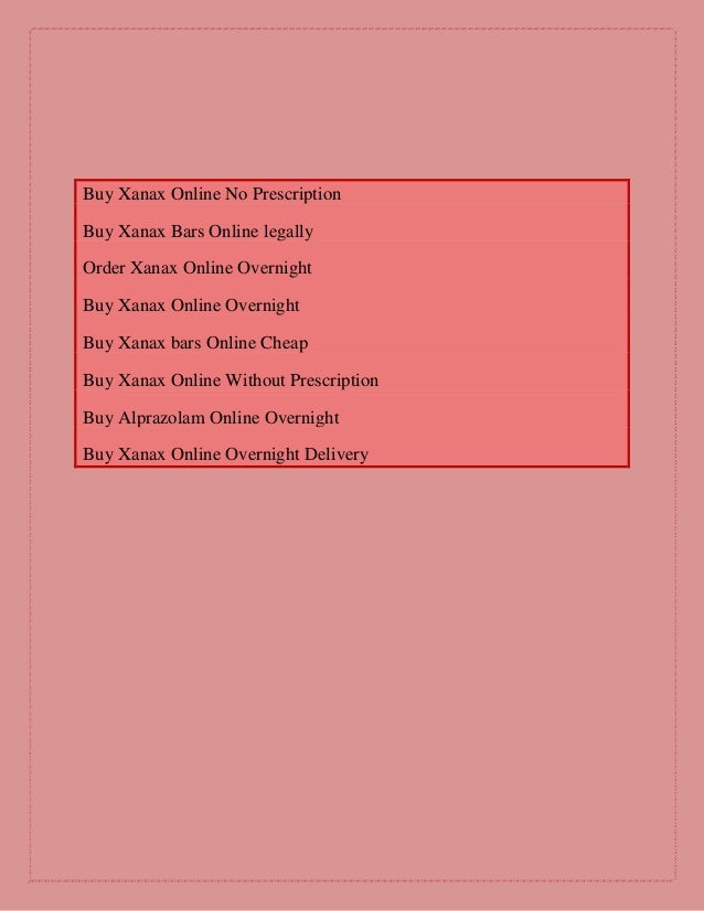Buy xanax no prescription cheap