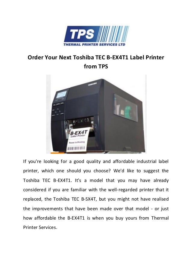 order label printer