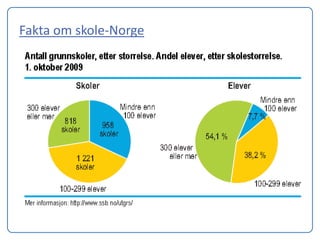 Fakta om skole-Norge
 