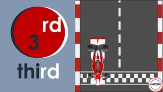 3
rd
third
 