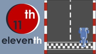 9AM
E th
1
eleventh
1
th
 