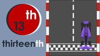 9AM
E th
3
thirteenth
1
th
 